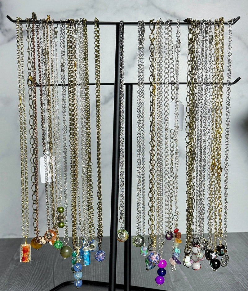 Crystal, Gemstone or Glass Beaded Necklaces - Simply Rustic Jewelry