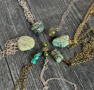 St. Patricks Day Necklaces - Simply Rustic Jewelry