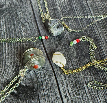 Christmas Themed Necklaces - Simply Rustic Jewelry