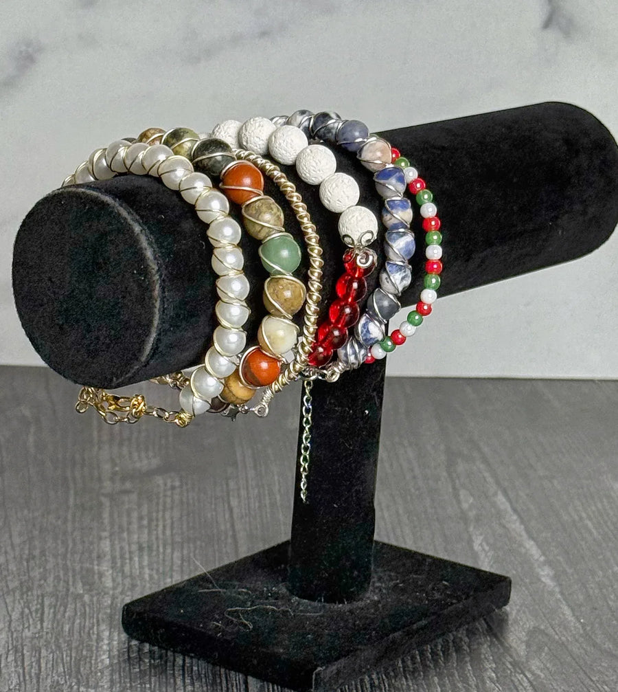 Christmas Themed Bracelets - Simply Rustic Jewelry