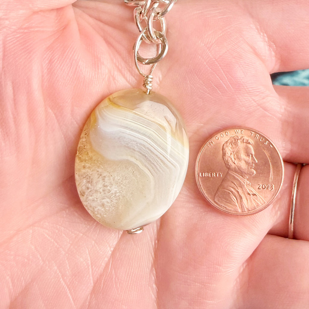 Honeydew Necklace - Handmade Citrine Pendant Necklace