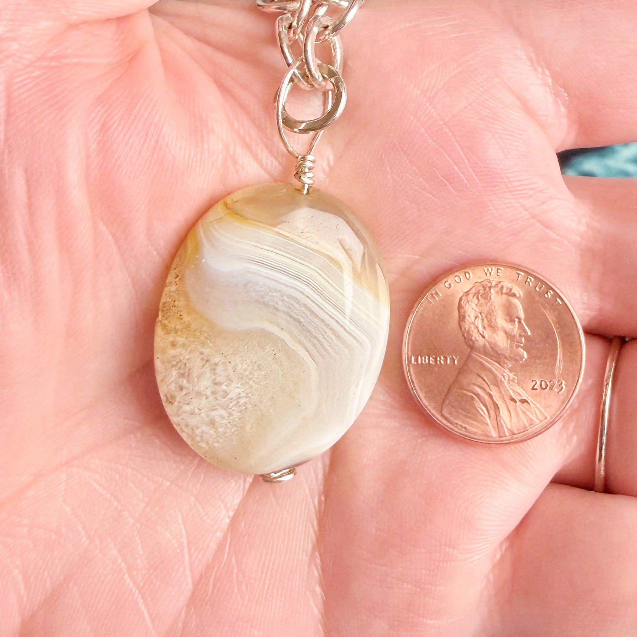 Honeydew Collection - Handmade Matching Citrine Necklace and Link Bracelet