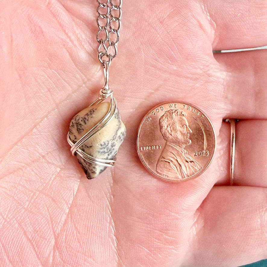Opal Breeze Necklace - Simple Wire Wrapped Bracelet