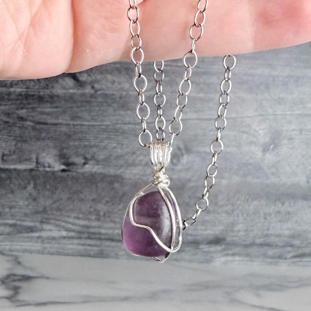 Gentle Aura Jewelry Set - Handmade Jade and Fluorite Matching Necklace and Bracelet Set