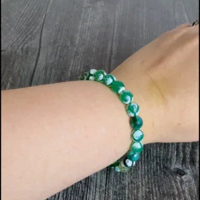 Forest Roots Collection - Handmade Matching Malachite Necklace and Bracelet Set - Simply Rustic Jewelry