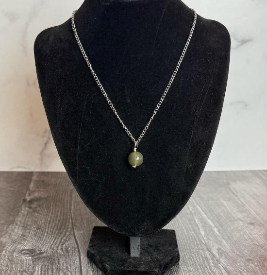 Garnet Moss Collection - Handmade Matching Garnet Necklace and Moss Agate Bracelet Set - Simply Rustic Jewelry