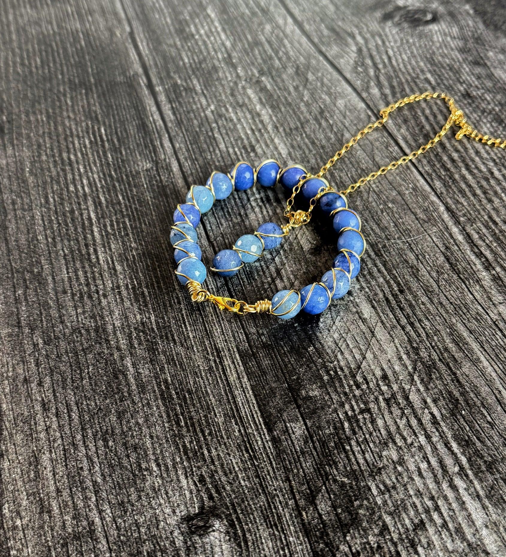 Dragons Den Collection - Matching Necklace and Bracelet Set - Simply Rustic Jewelry