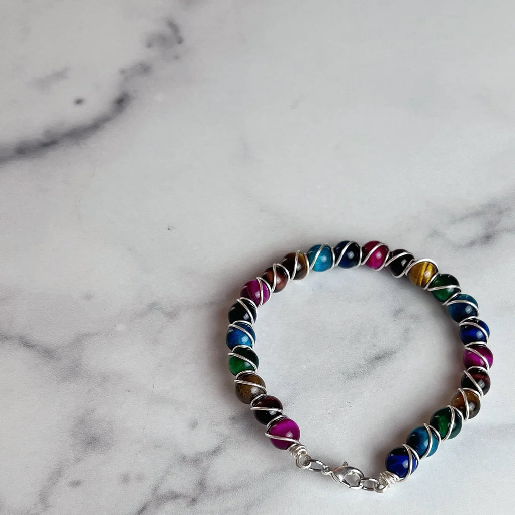 Proud Pop Of Color Bracelet Stack - Simply Rustic Jewelry