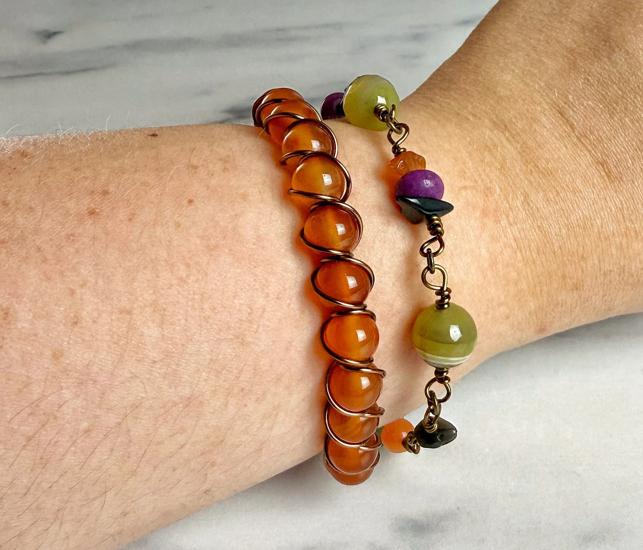 Hallow's Eve Willows Bracelet Stack - Simply Rustic Jewelry